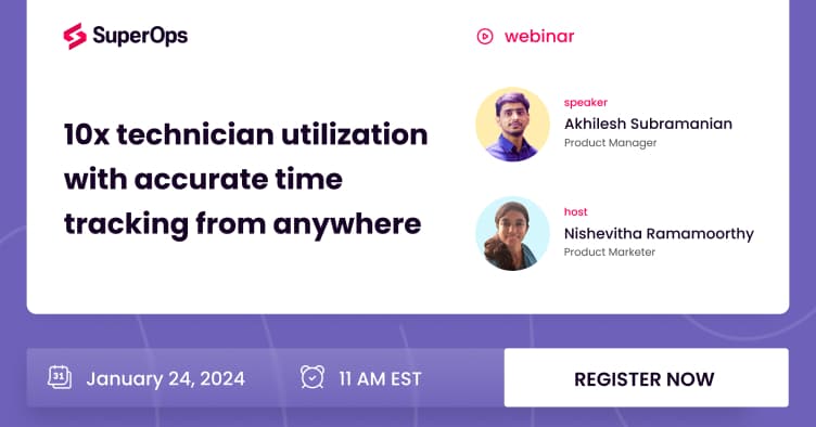 10x technician utilization with accurate time tracking from anywhere