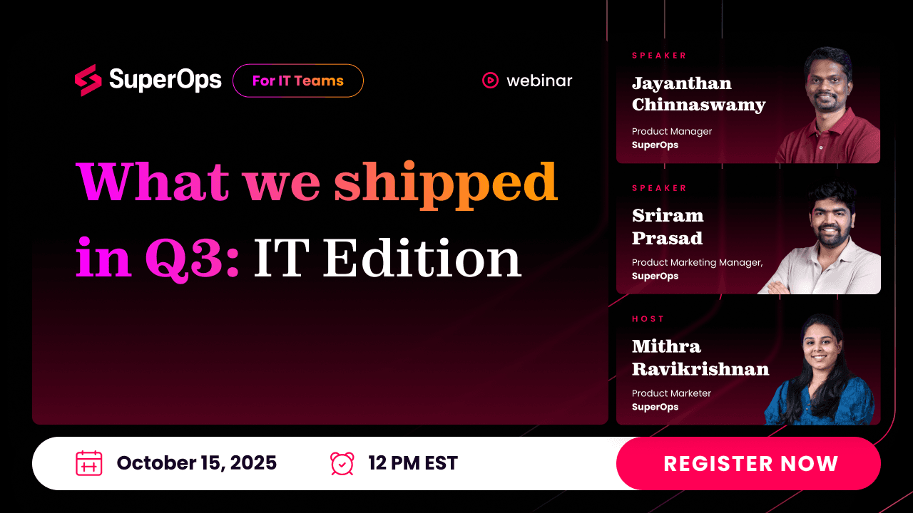 What We Shipped in Q3: IT Edition